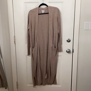 Old Navy Duster Cardigan in Tan
